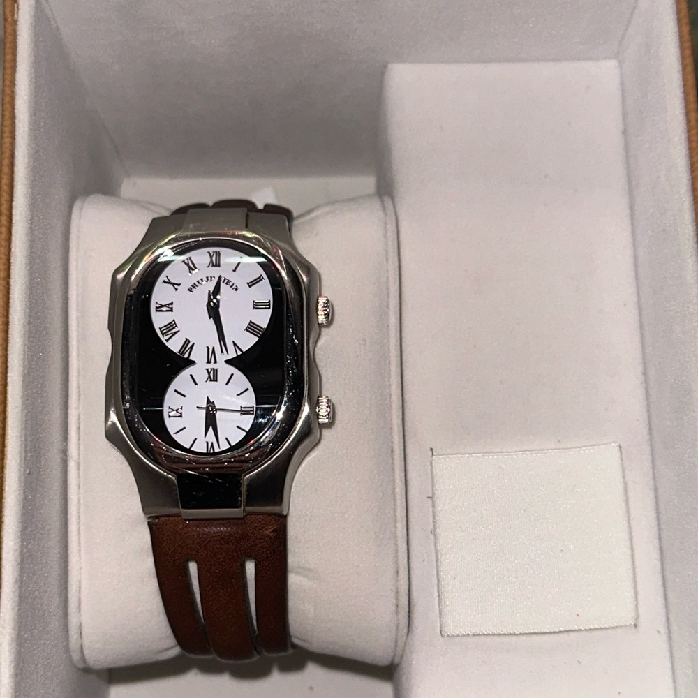 Philip Stein Signature Large Case Mens Watch 2-G-CW-CCBR (2010s)